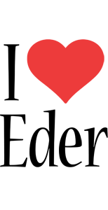 Eder i-love logo