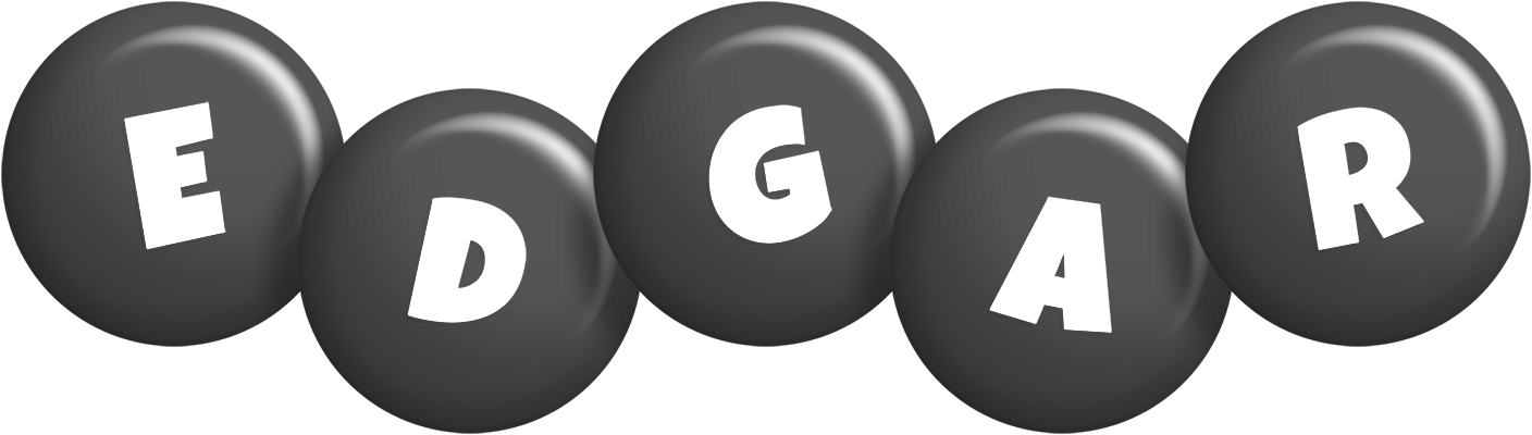 Edgar candy-black logo
