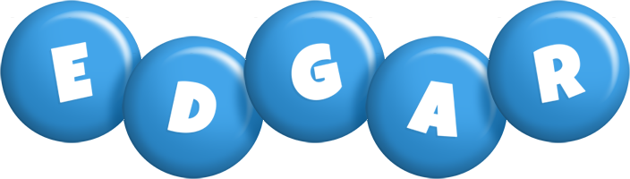 Edgar candy-blue logo