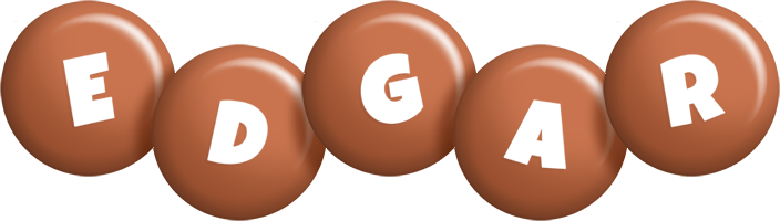 Edgar candy-brown logo