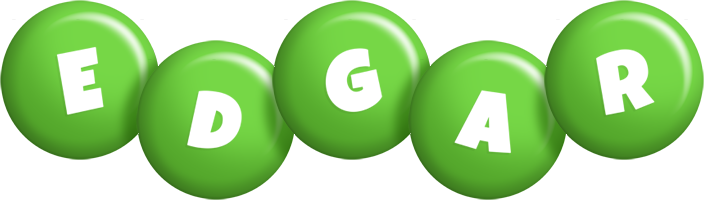 Edgar candy-green logo