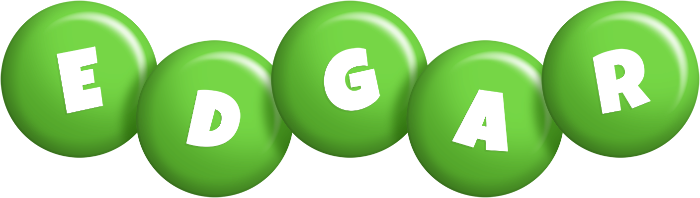 Edgar candy-green logo