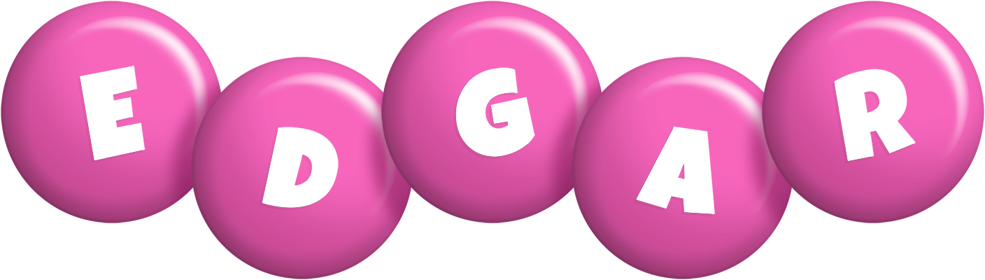 Edgar candy-pink logo