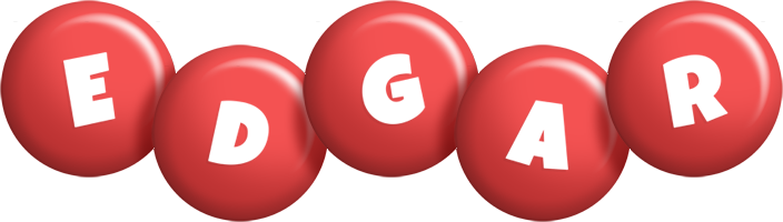 Edgar candy-red logo