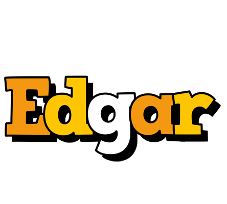 Edgar cartoon logo