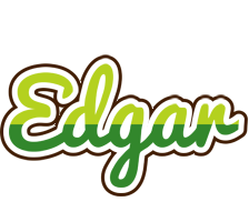 Edgar golfing logo