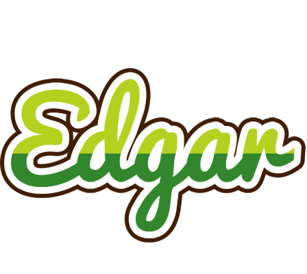 Edgar golfing logo