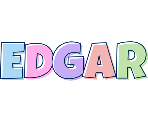 Edgar pastel logo