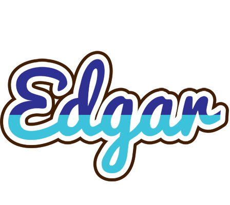 Edgar raining logo