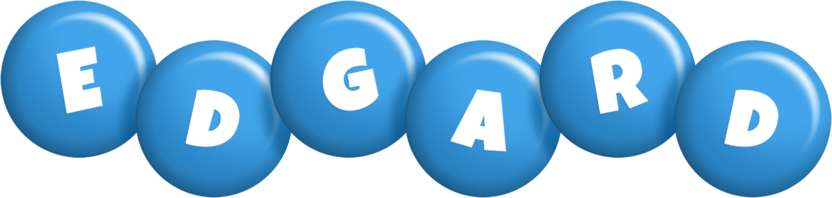 Edgard candy-blue logo
