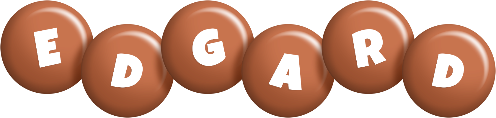 Edgard candy-brown logo