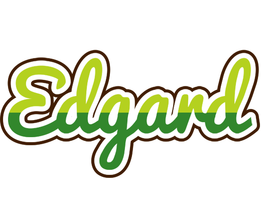 Edgard golfing logo
