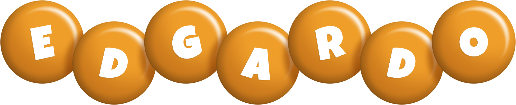 Edgardo candy-orange logo