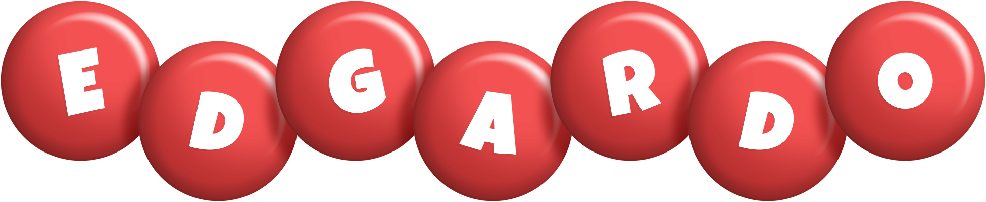 Edgardo candy-red logo