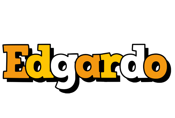 Edgardo cartoon logo