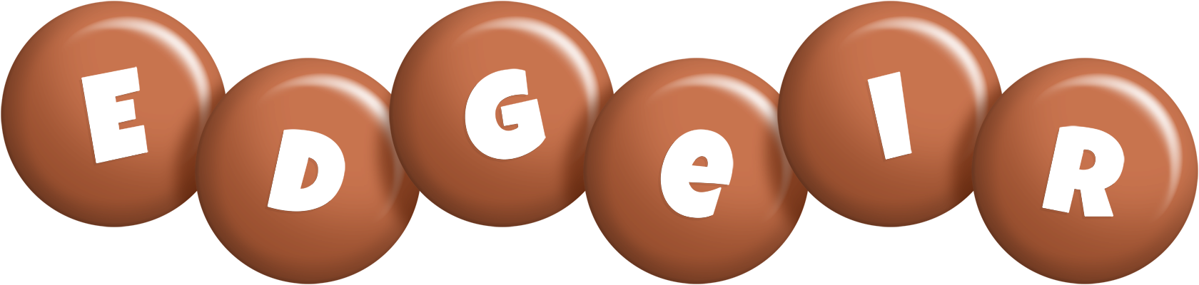 Edgeir candy-brown logo