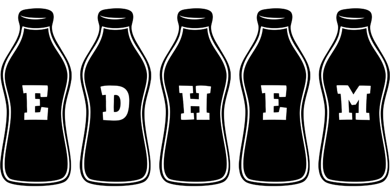 Edhem bottle logo