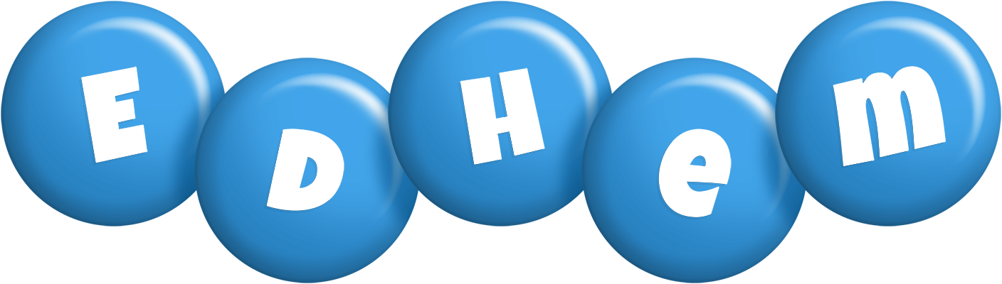 Edhem candy-blue logo