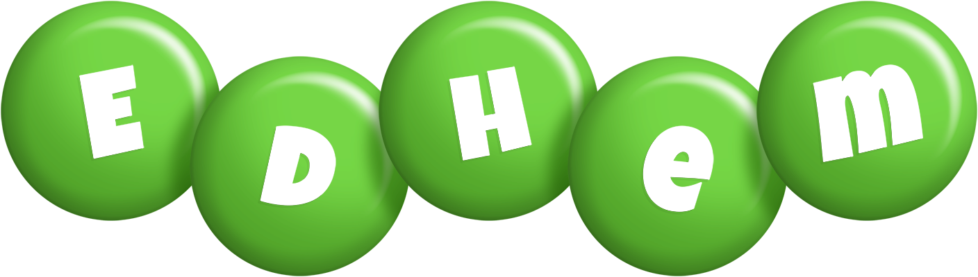 Edhem candy-green logo