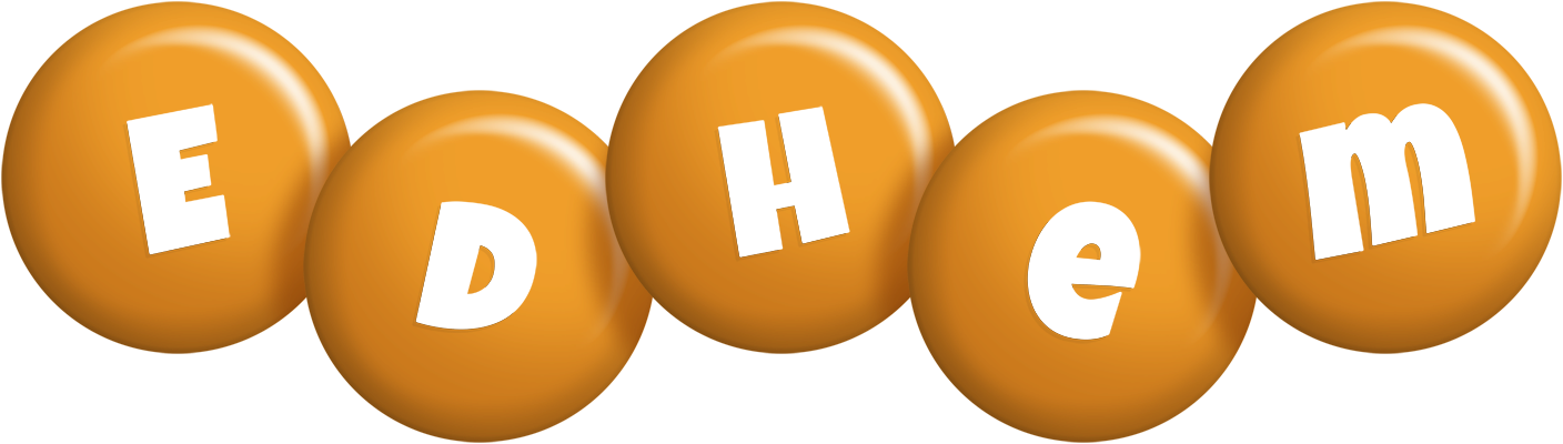 Edhem candy-orange logo