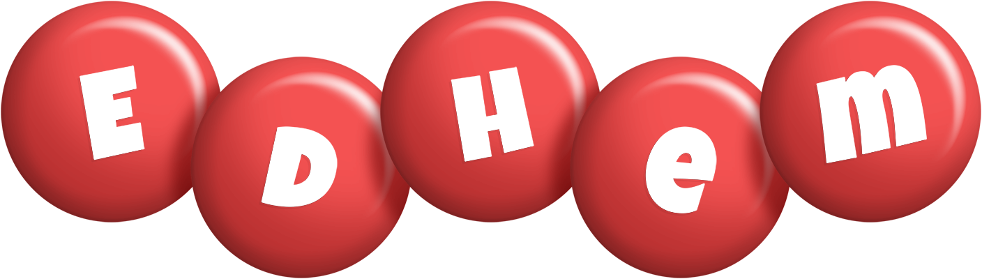 Edhem candy-red logo