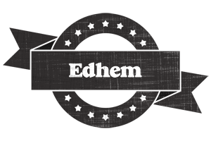 Edhem grunge logo