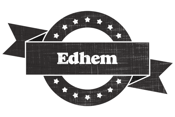 Edhem grunge logo