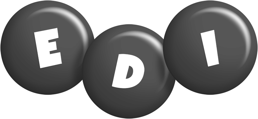 Edi candy-black logo