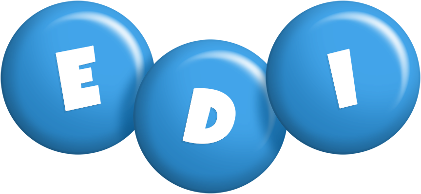 Edi candy-blue logo