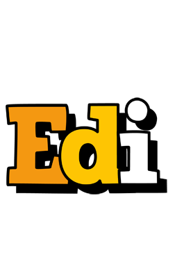 Edi cartoon logo