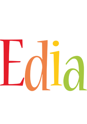 Edia birthday logo