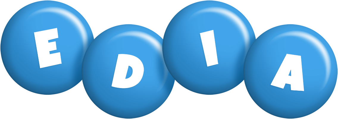 Edia candy-blue logo