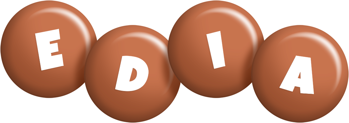 Edia candy-brown logo