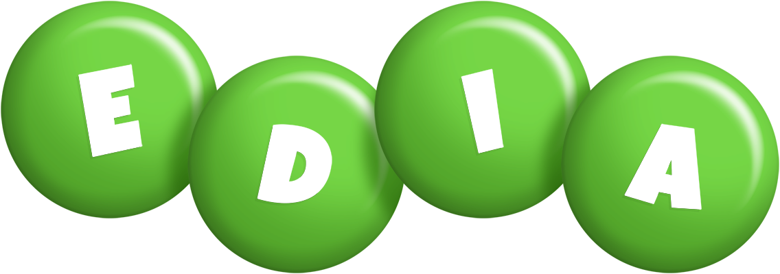 Edia candy-green logo