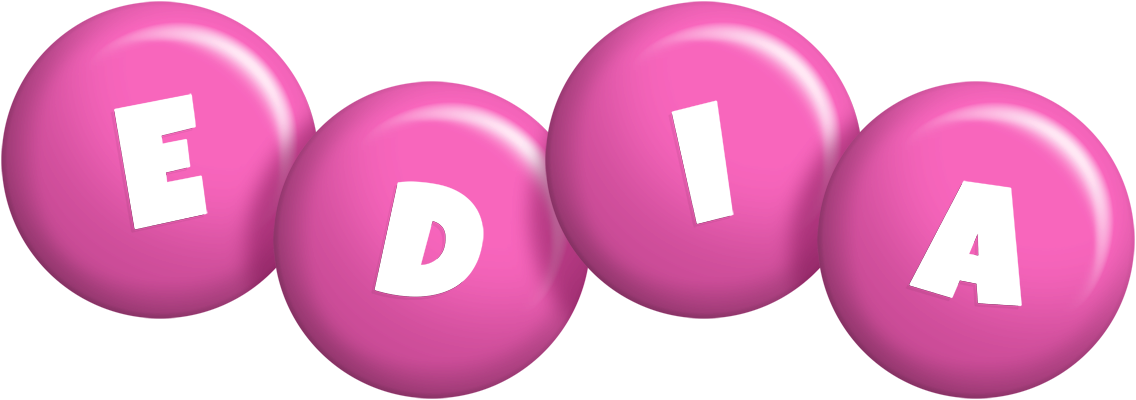 Edia candy-pink logo