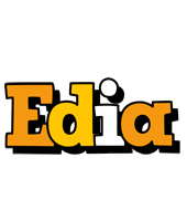 Edia cartoon logo