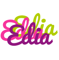 Edia flowers logo