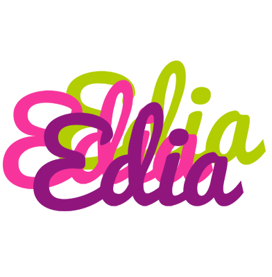 Edia flowers logo