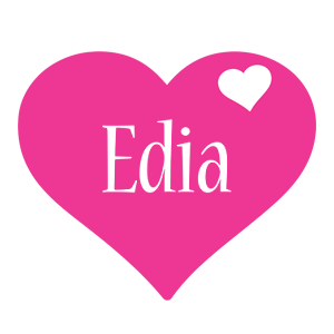 Edia love-heart logo