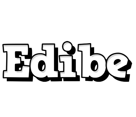 Edibe snowing logo