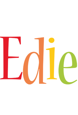 Edie birthday logo