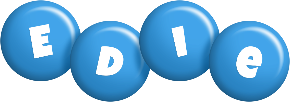 Edie candy-blue logo
