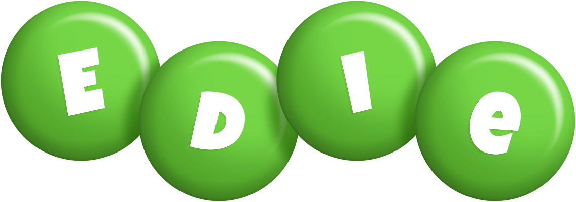 Edie candy-green logo