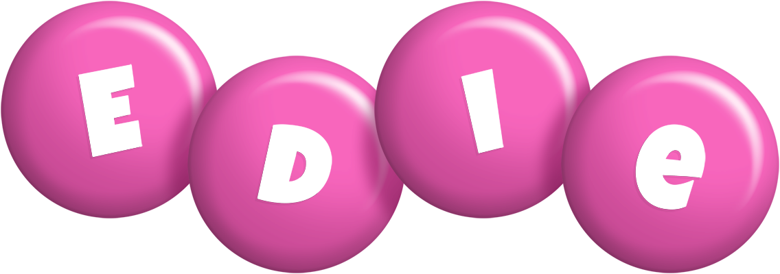 Edie candy-pink logo