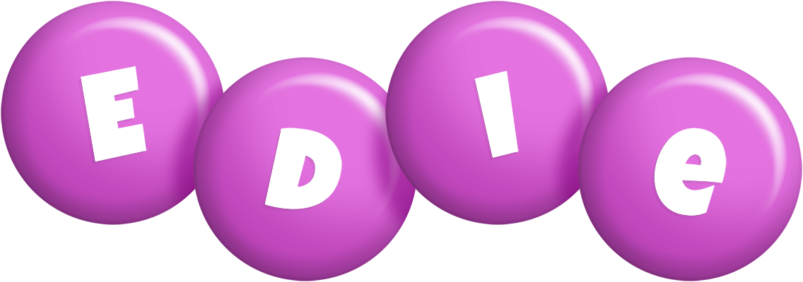 Edie candy-purple logo