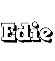 Edie snowing logo