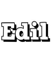 Edil snowing logo