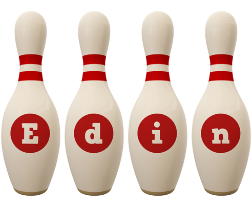 Edin bowling-pin logo
