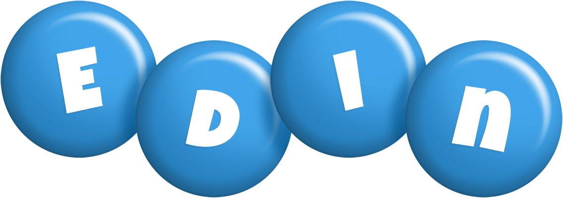 Edin candy-blue logo