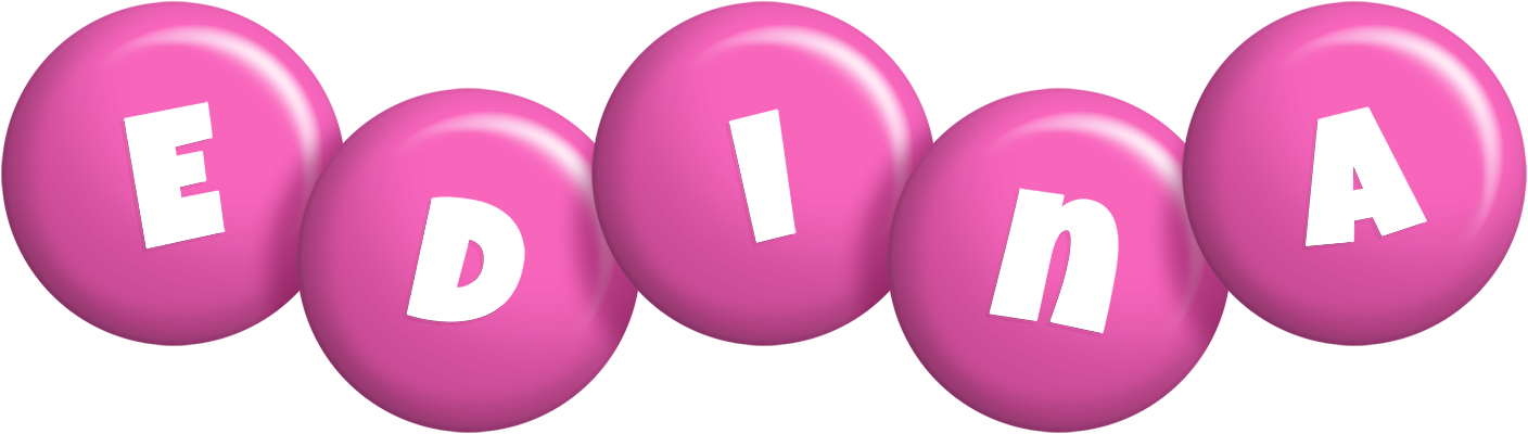 Edina candy-pink logo